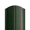 Штакетник круглый 128 мм  двустороний RAL 6005 зелёный 1,5 мп  - ТД Кровля и Фасад