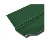 Планка ендовы верхняя 76х76х2000 RAL 6005 Зеленый мох - ТД Кровля и Фасад