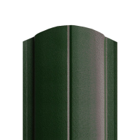 Штакетник круглый 128 мм  двустороний RAL 6005 зелёный 1,8 мп - ТД Кровля и Фасад